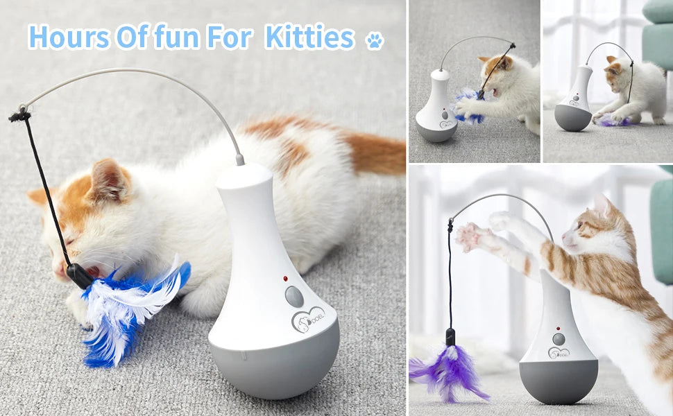 Cat Interactive Toys, Funny Feather Kitten Teaser