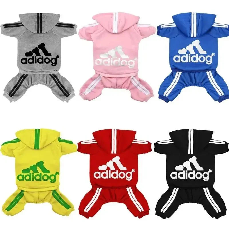 Adidog Clothes, Dog Jumpsuit, Warm Pet Clothes