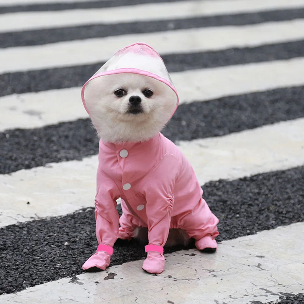 Dog Raincoat/ Rain Boots Shoes for Small Dogs