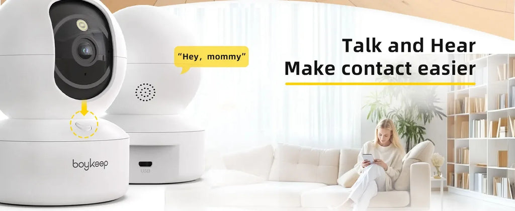 BoyKeep Smart Camera 2K Security Protection For Your Pets