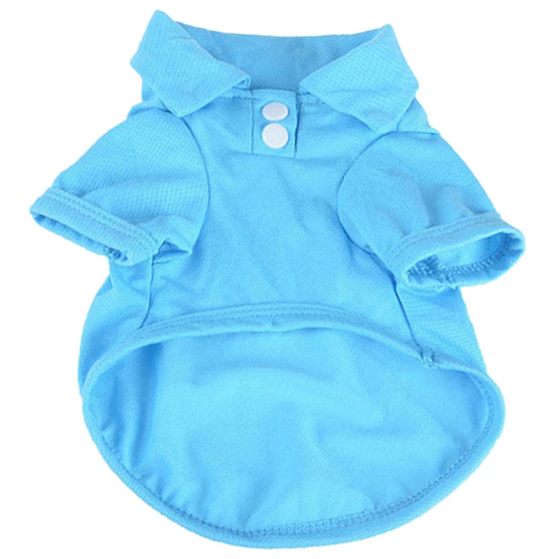 Spring Dog Shirts 6 Candy Colors Vests