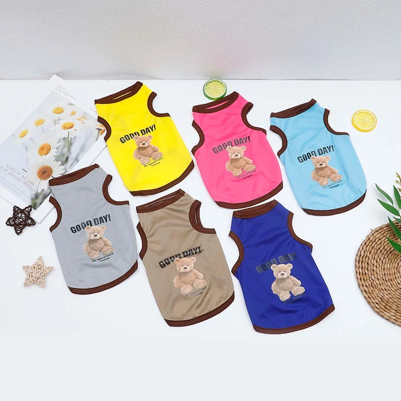 Cute Cotton Cartoon Bear Dog Costumes