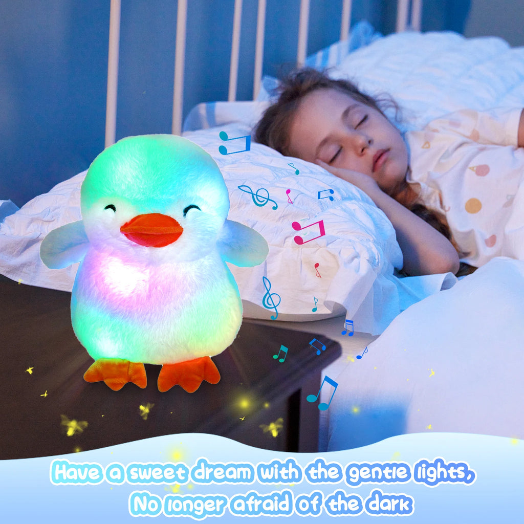 Glowing Penguin Plush Toy For Animals & Kids