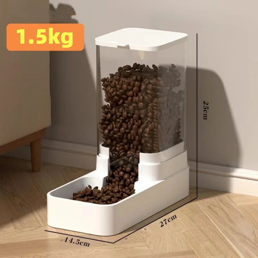1pc/2pcs Convenient And Stylish Automatic Pet Feeder