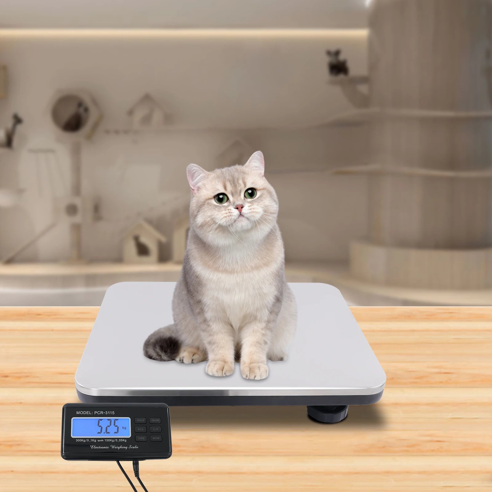 300KG Digital Pet Scale With LCD Display