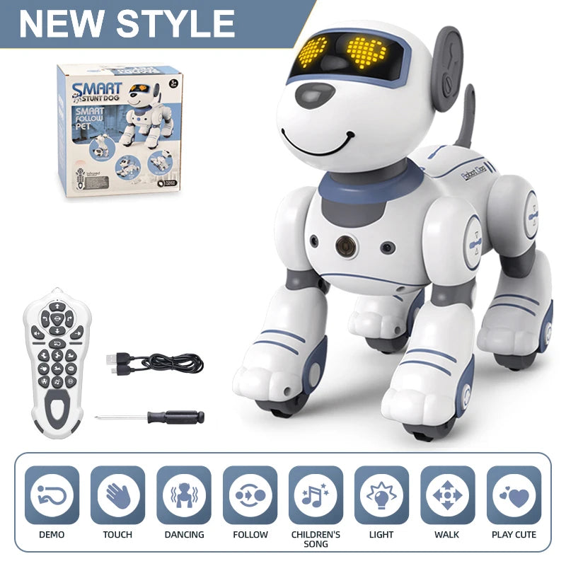 Electronic Stunt Dog, Voice Command, Programmable