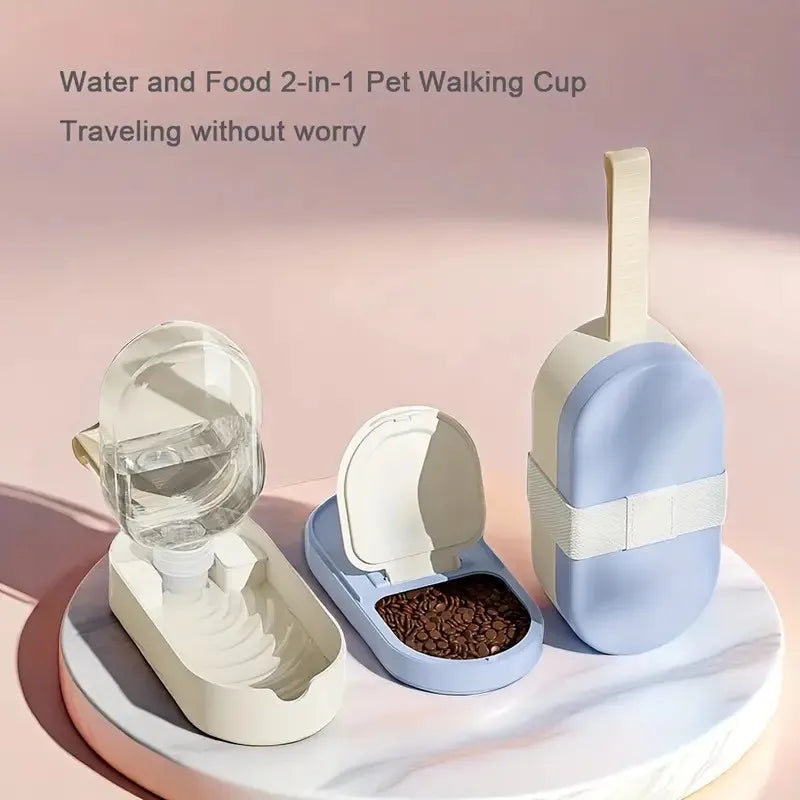 Portable Water/Food Feeder Dispenser For All Small Animals