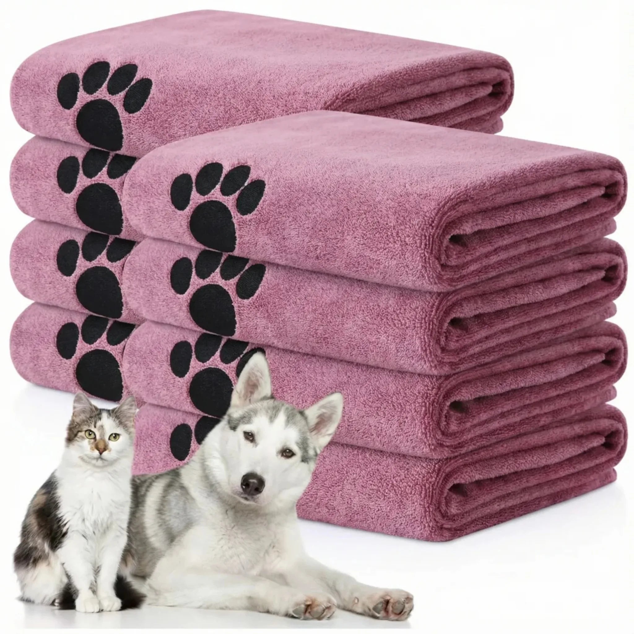 Extra Large Pet Bath Towel Super Absorbent