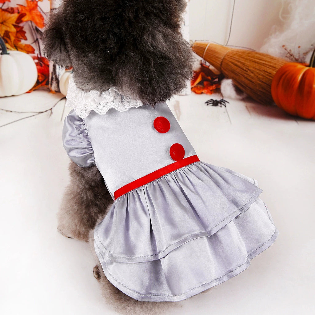 Halloween Pet Costume Joker Dress Apparel