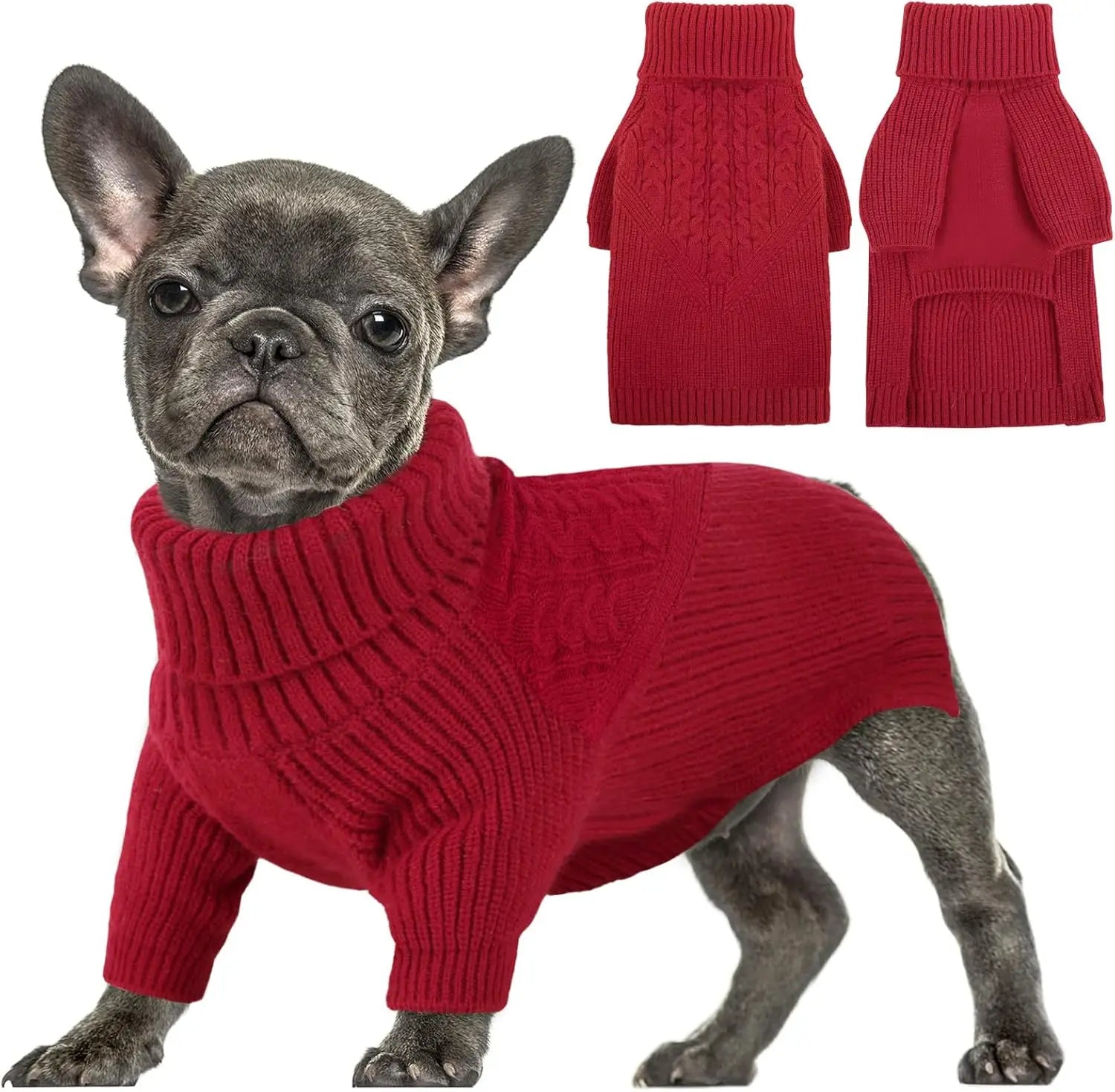 Warm Winter Dog Sweater
